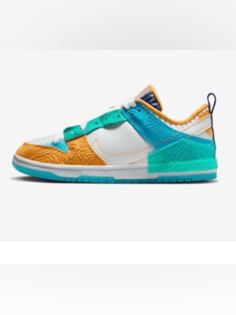 Women's Serena Williams Sneaker in White, Teal & Orange
Size 9
NWT